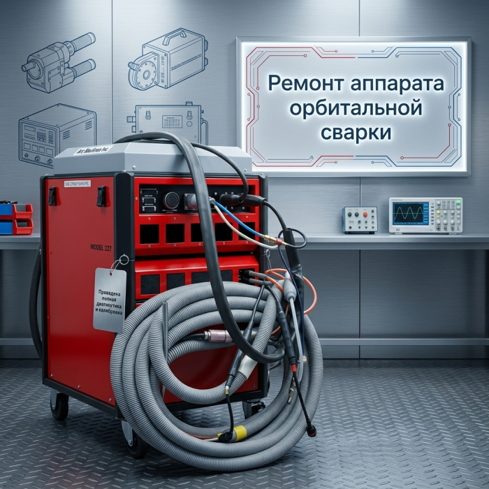 Ремонт аппарата орбитальной сварки