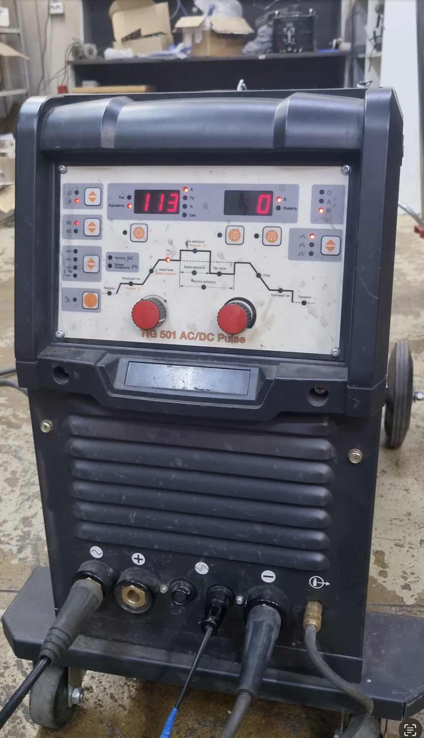 Ремонт сварочного аппарата Foxweld TIG 501 AC-DC Pulse