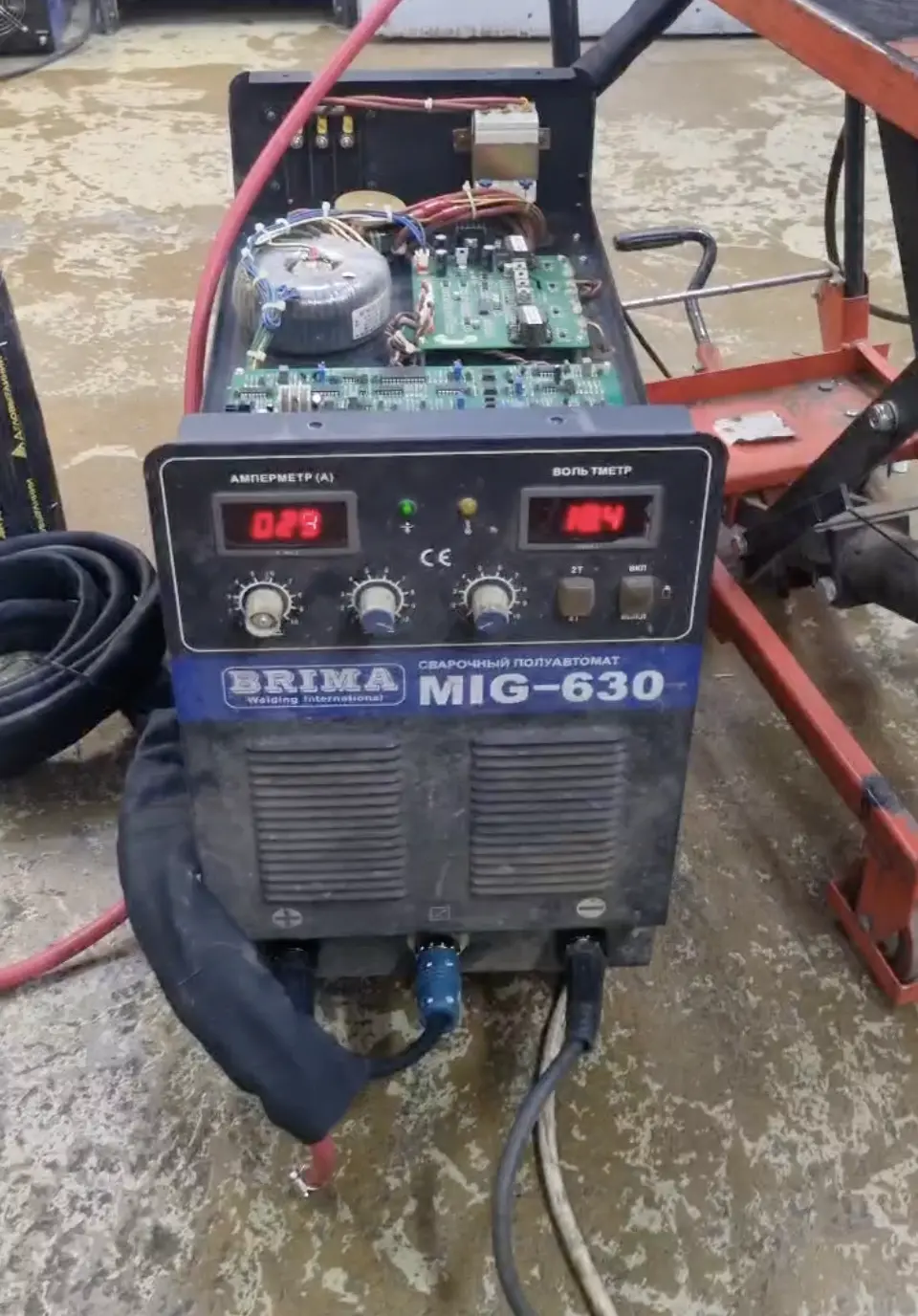 Комплексное восстановление сварочного полуавтомата BRIMA MIG 630