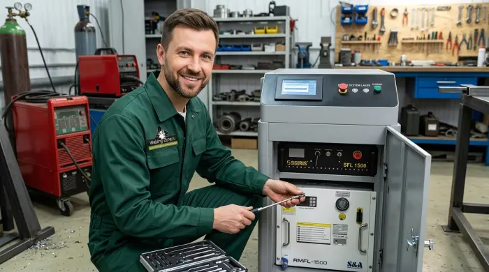 Ремонт лазерного сварочного аппарата Secirus SFL 1500