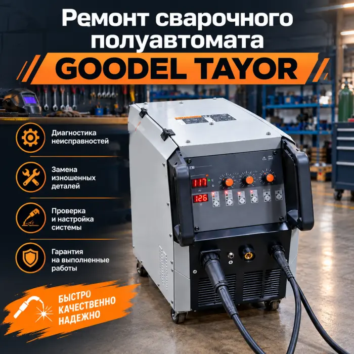 В «Зоне сварки» восстановили подачу проволоки на полуавтомате GOODEL TAYOR